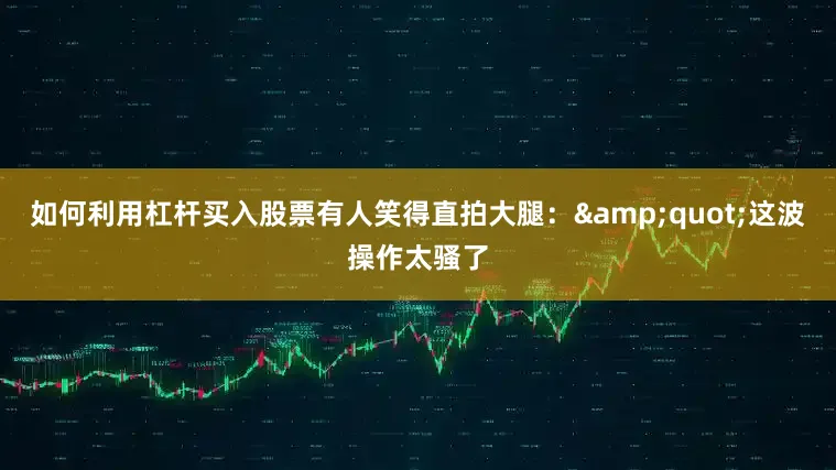 如何利用杠杆买入股票有人笑得直拍大腿：&quot;这波操作太骚了